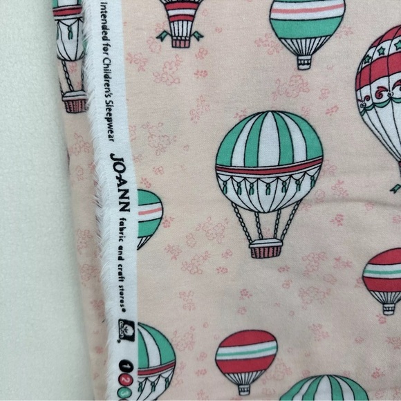 Novelty Hot Air Balloons JoAnns Fabric Light Pink Cotton 3yds X 43” Baby Girl - Picture 5 of 8